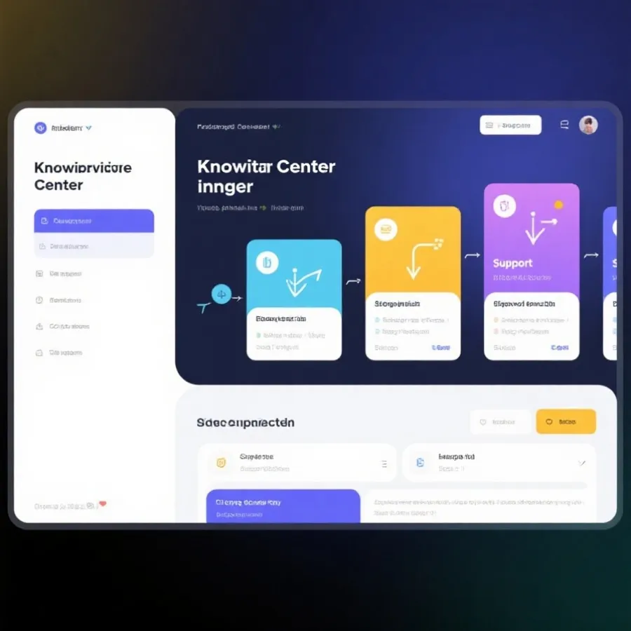 帮助中心分类导航示意图